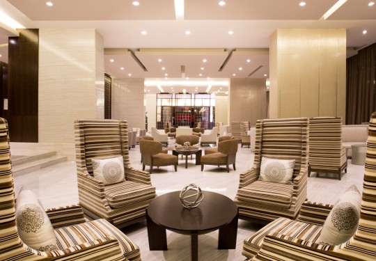 fotografo de interiores en panama - Lobby, Hilton Hotel, Panama city